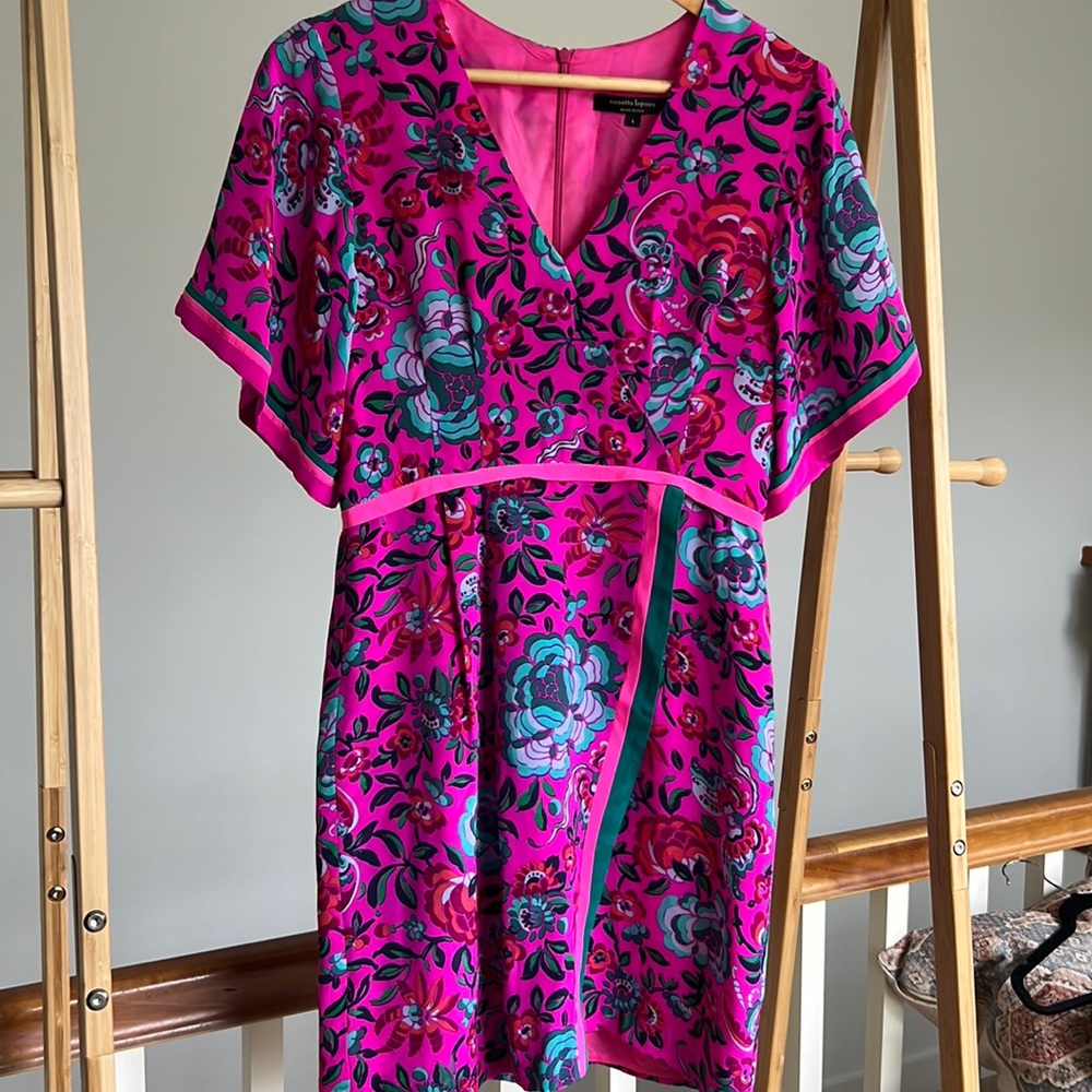 Nanette Lapore Lotus 100% silk dress - Size 4